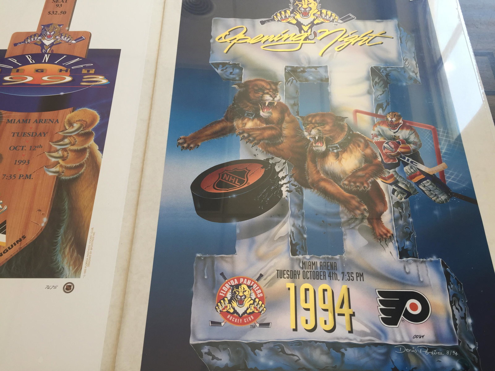 Sports-Memorabilia: Panther's Merorbillia Assortment Consigner JC