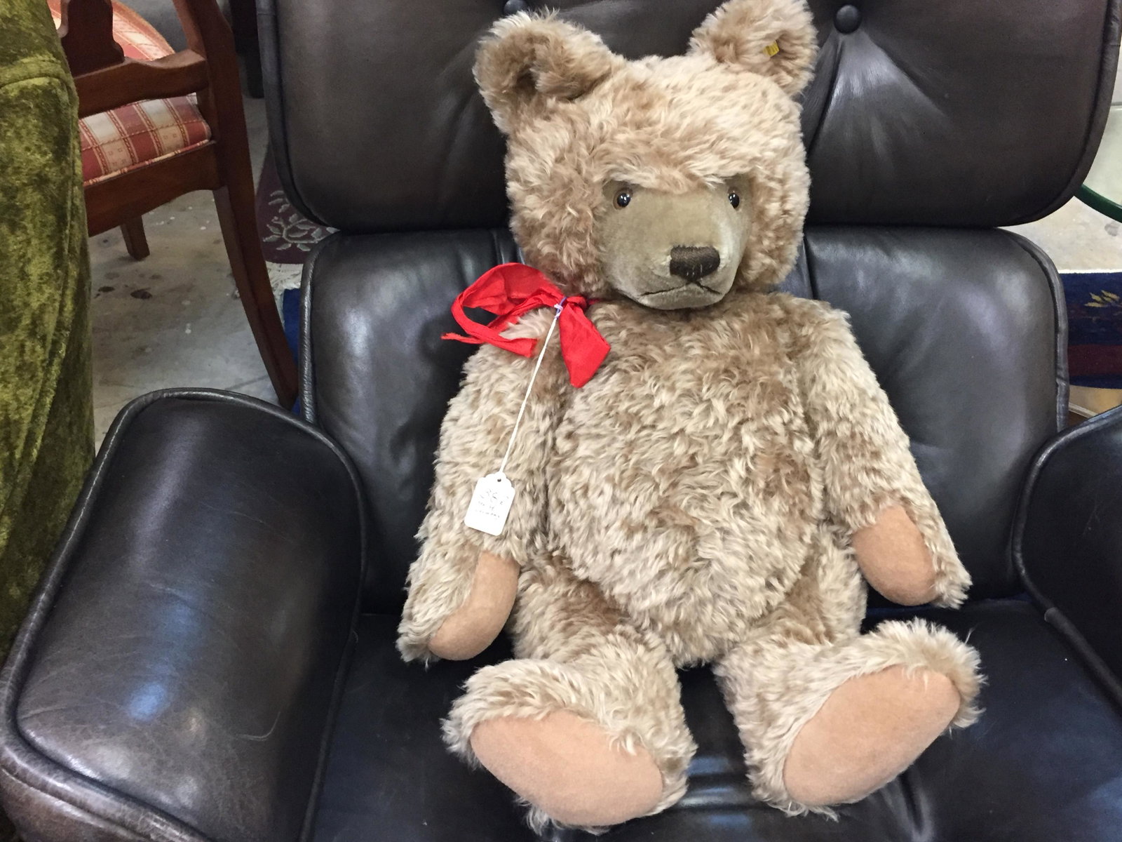 Steiff Bear: This is a Large Steiff Bear, 24'h x 16"w Original German Tag on Ear.