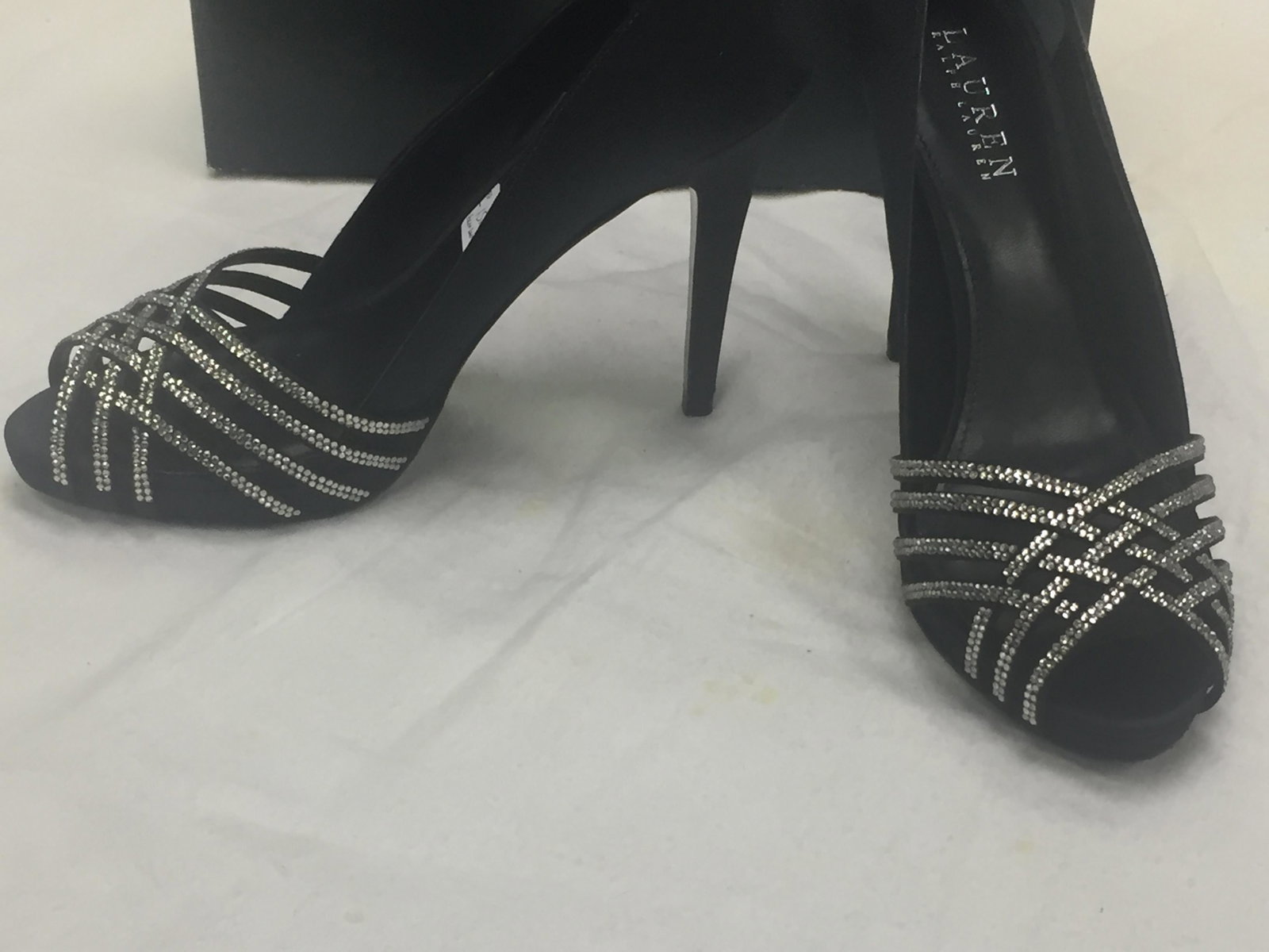 Ralph Lauren Shoes: Ralph Lauren Black High Heel Shoes size 8B
