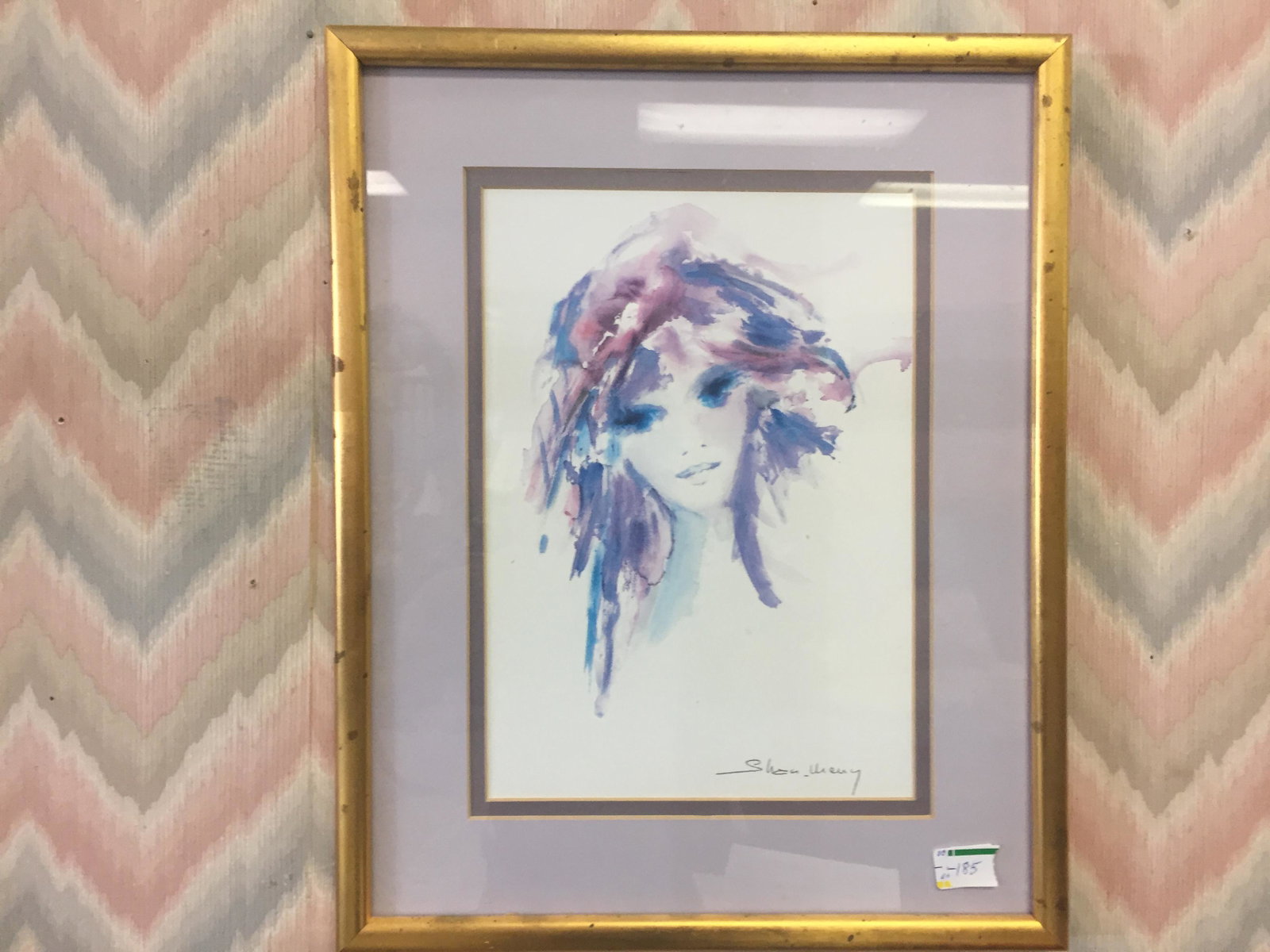 Litho: Litho, 'Amethysia' by Shan Merry 2005, 11 5/8x9