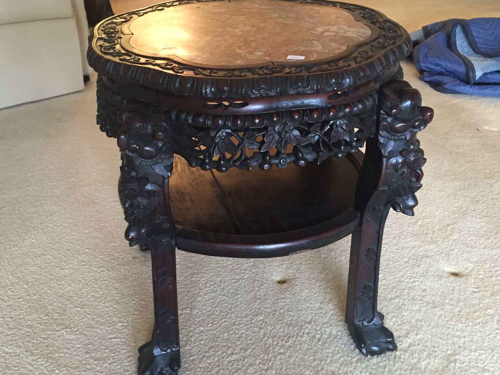 19th c. Chinese Flower Stand (1 of 4)