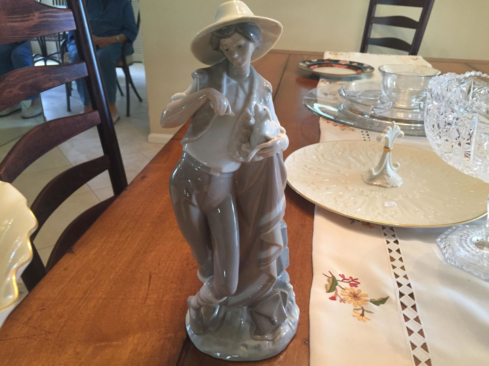 Lladro Boy w/Lamb (1 of 3)