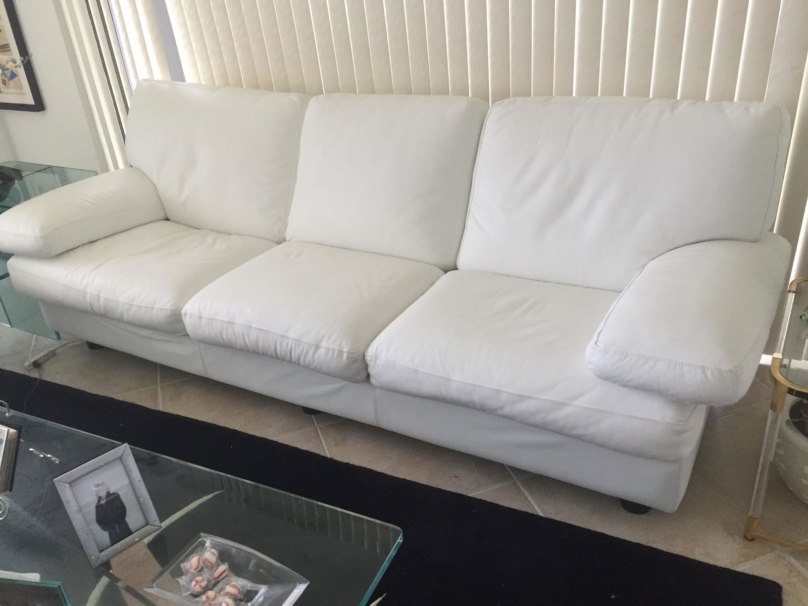 Roche Bobois Leather Sofa (1 of 7)