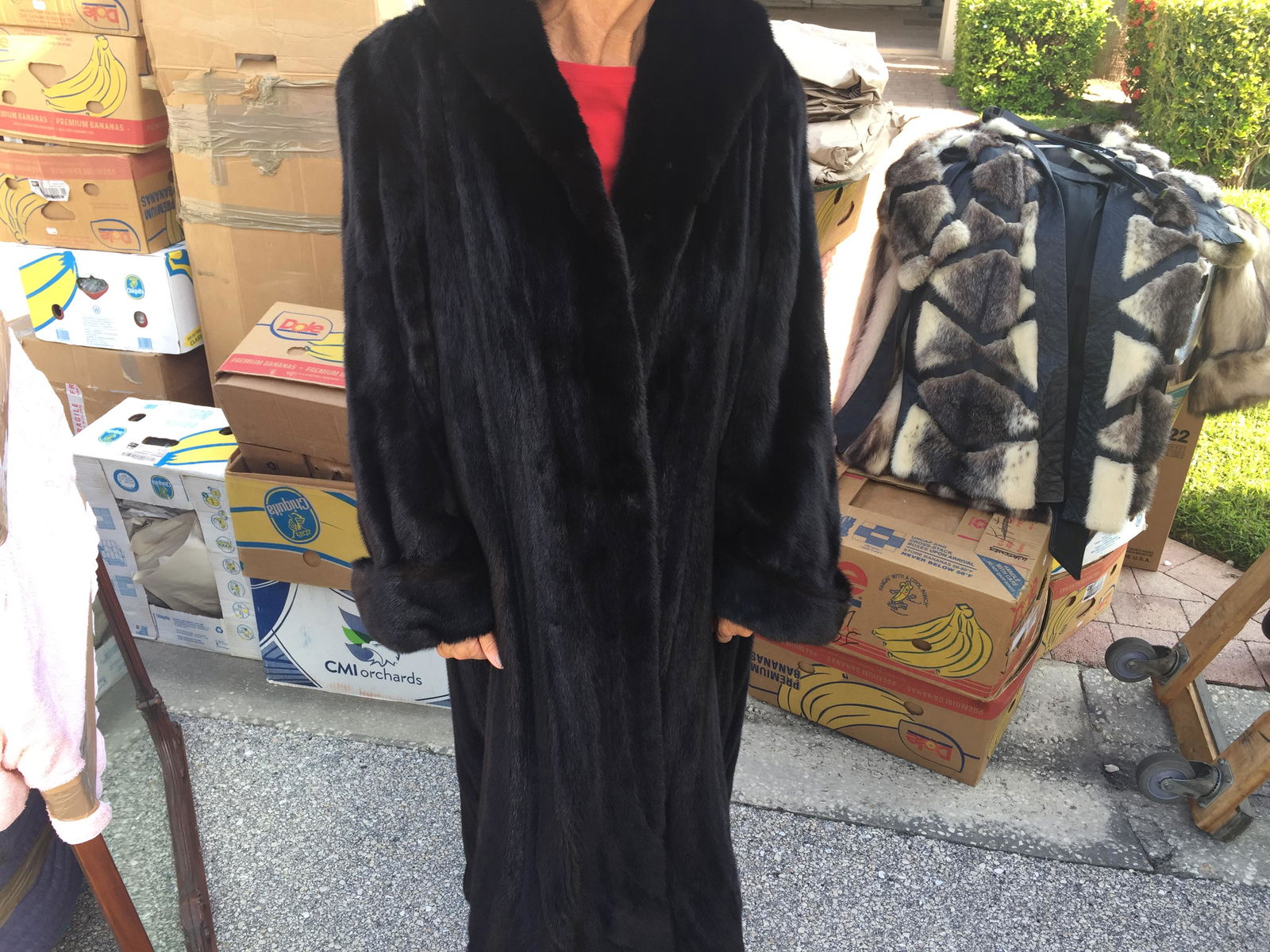 Full Length Mink by D,Basso: Full Length Mink Coat by Dennis Basso Studio