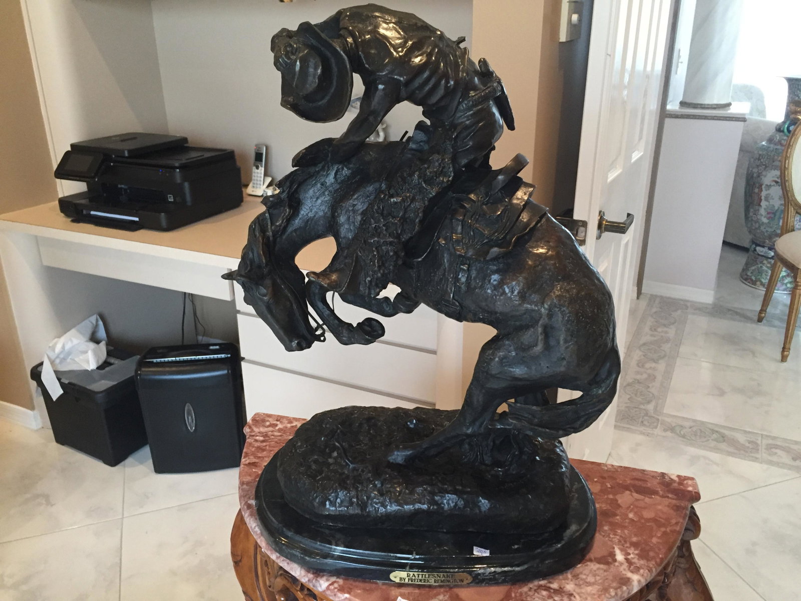 Frederic Remington Bronze: Frederic Remington 'The Rattlesnake'