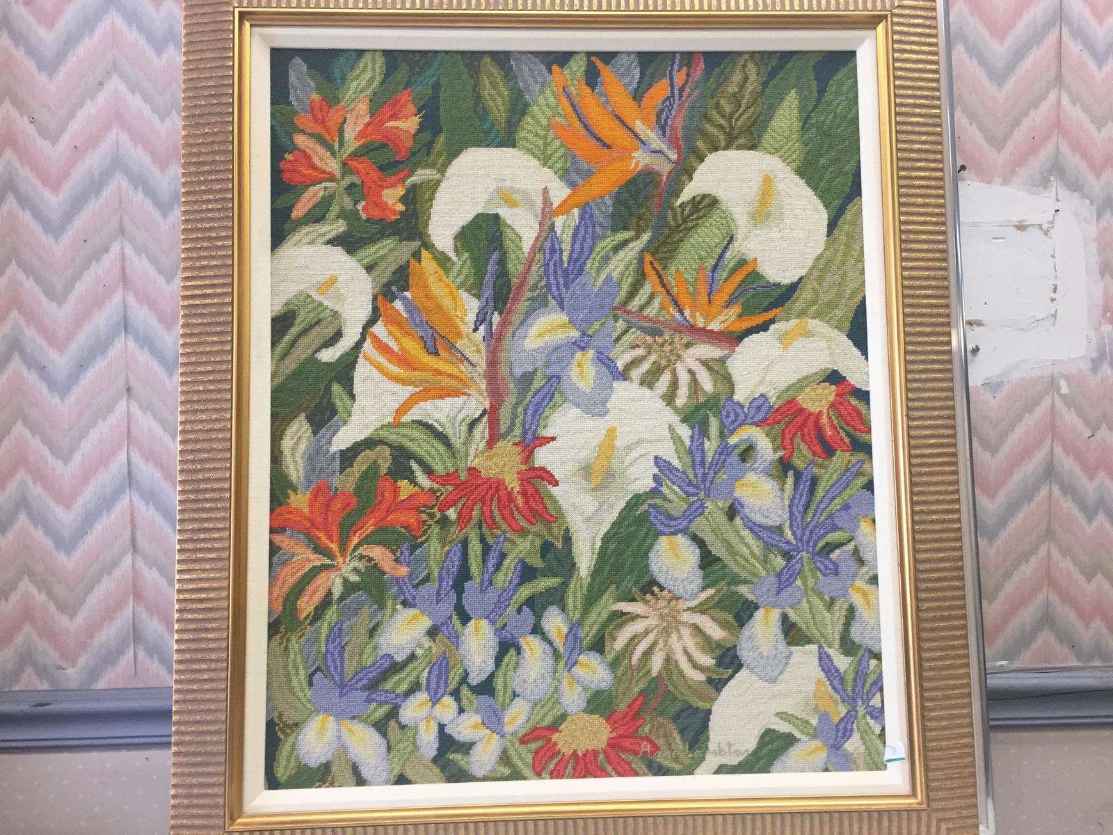 Framed Needle Point (1 of 3)