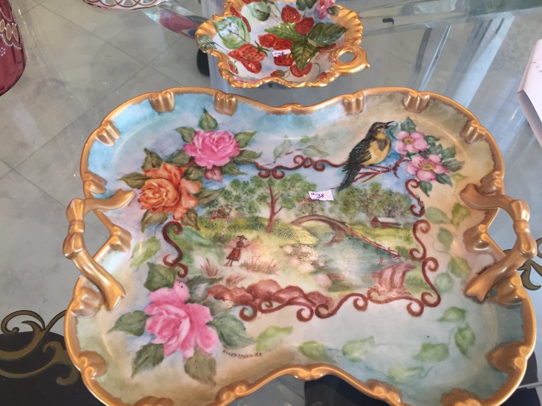 Limoges Platter & Nappie Dish (1 of 5)