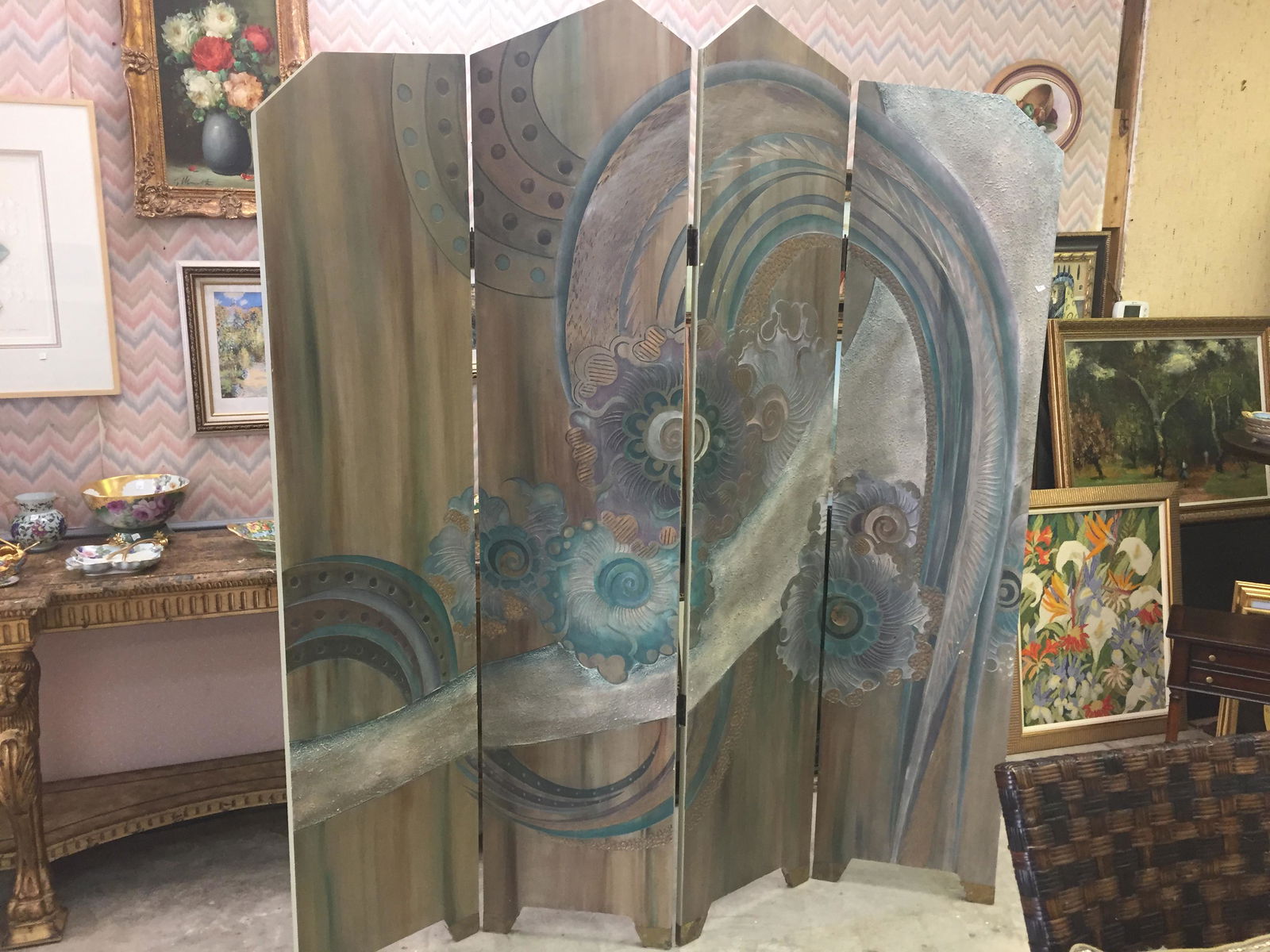 4-Panel 7'h Designer Divider Screen (1 of 4)