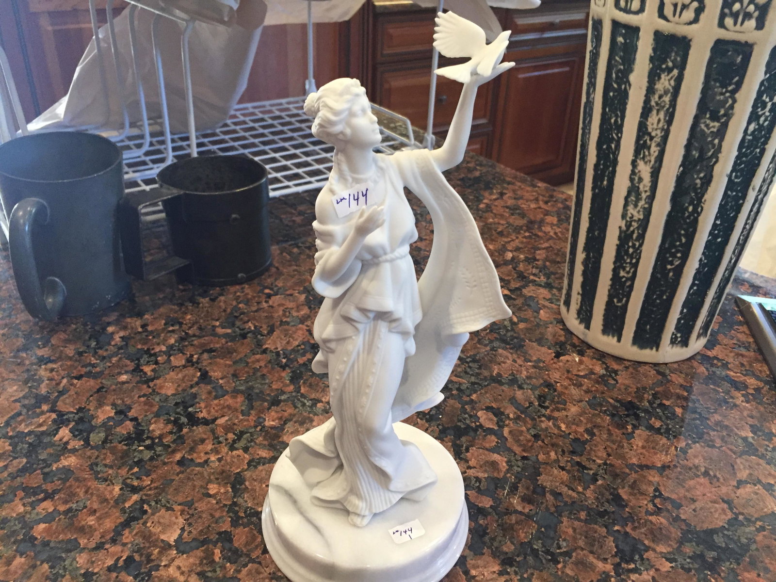 Lenox'Aphrodite': LENOX "APHRODITE" FIGURINE WITH MARBLE BASE