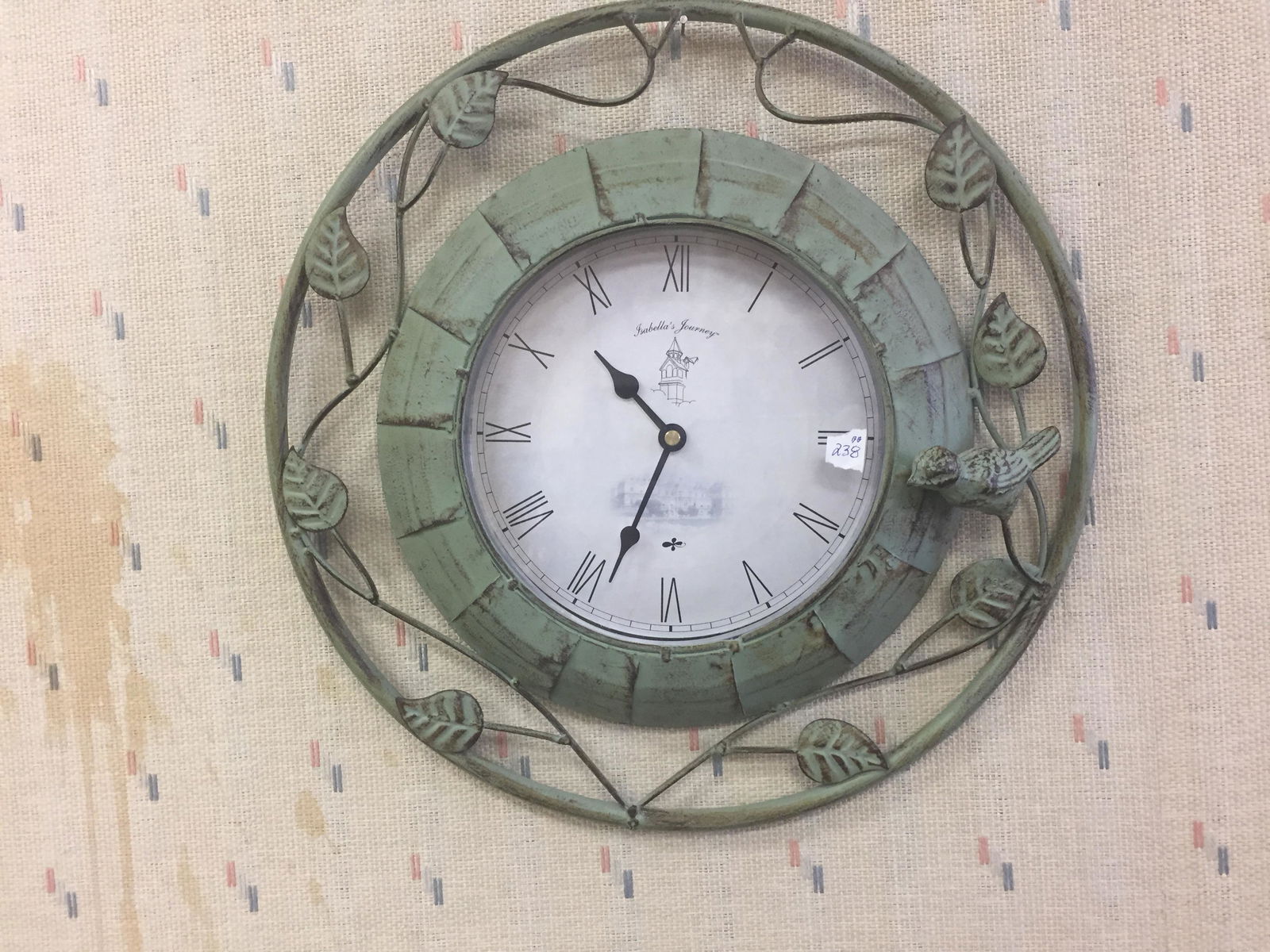 Green Wall Clock (1 of 1)