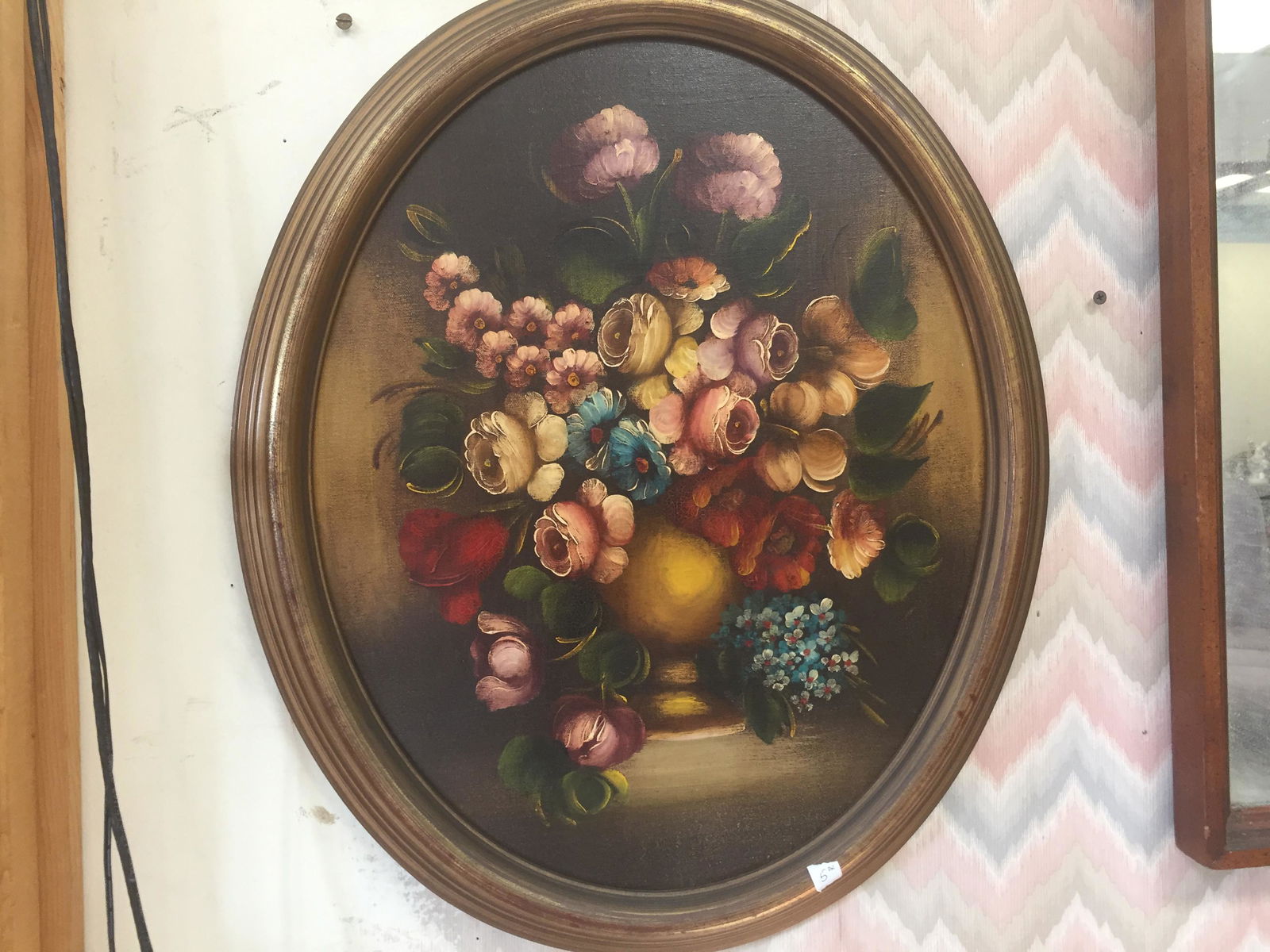 Oil/Panel 'Floral' (1 of 2)