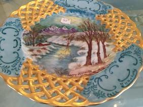 10-H.Painted Plates & 4-miniature (1 of 4)