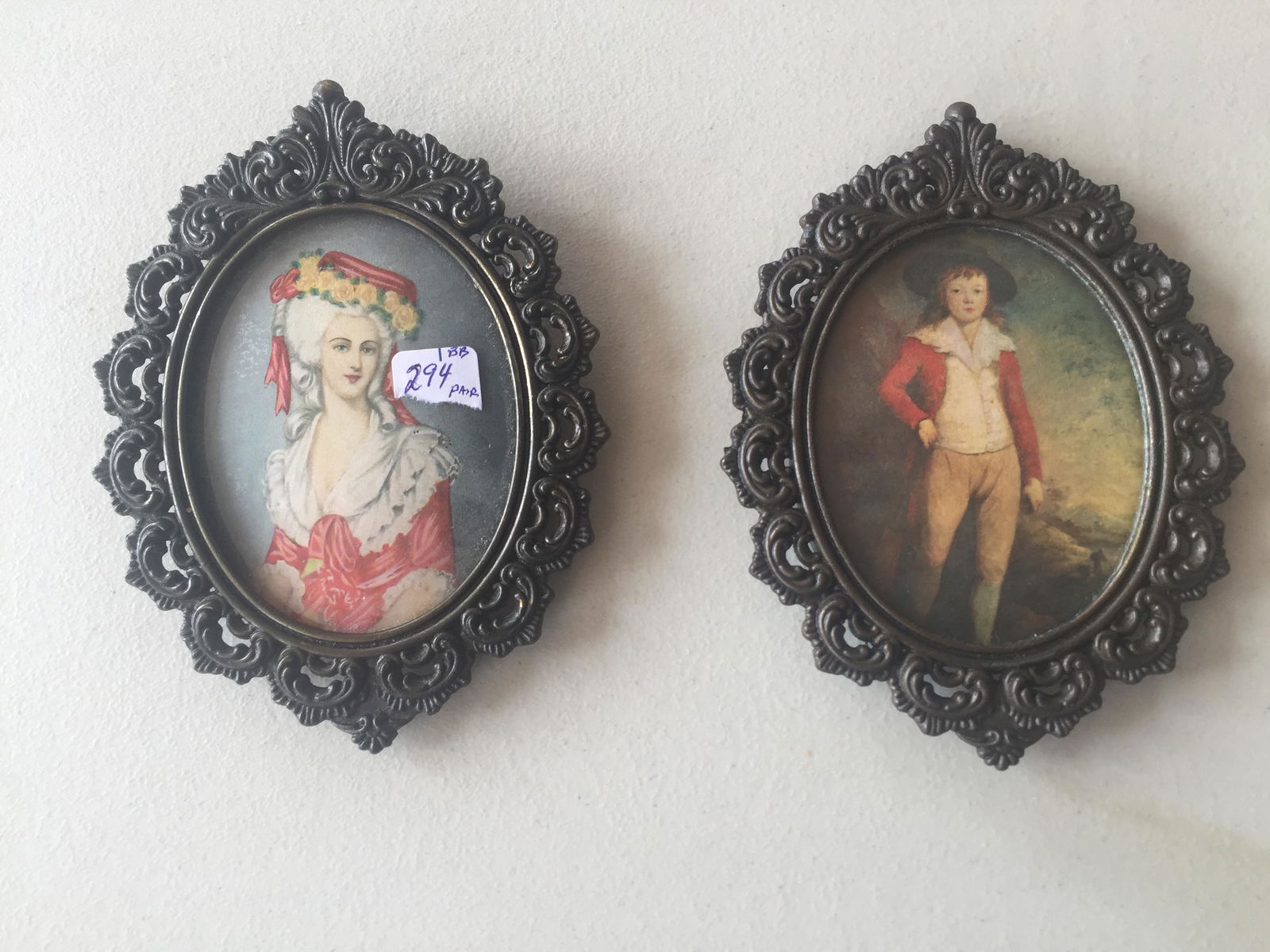 Pair Sm. Open wk. Picture Frames (1 of 2)