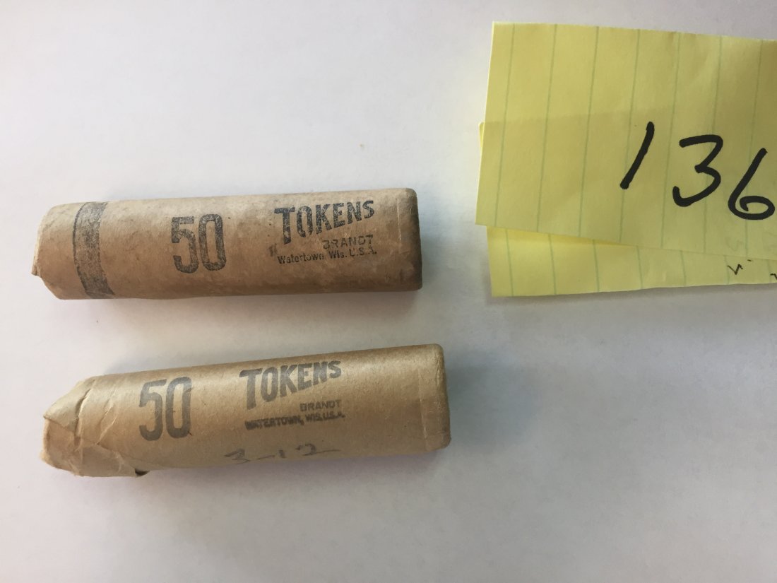 Vintage D. of C. Tokens (1 of 4)