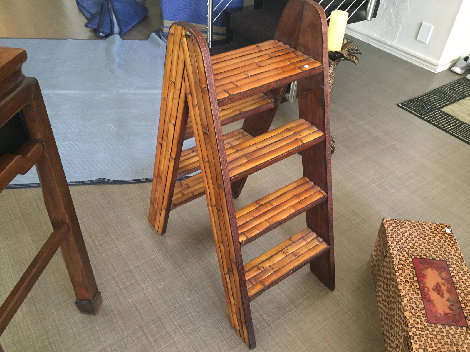 Bamboo Style Step Ladder (1 of 3)