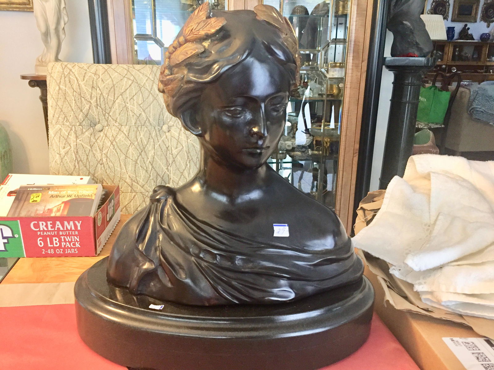Bronze Bust on Granite (1 of 3)