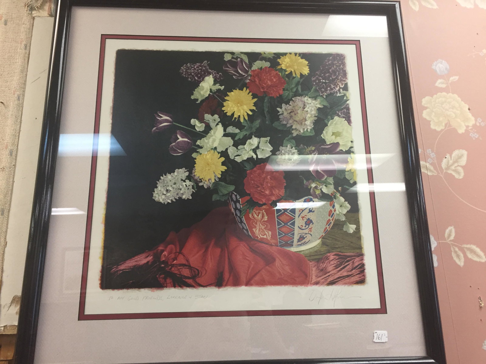 Litho 'Floral'  by D. Hoffman (1 of 4)