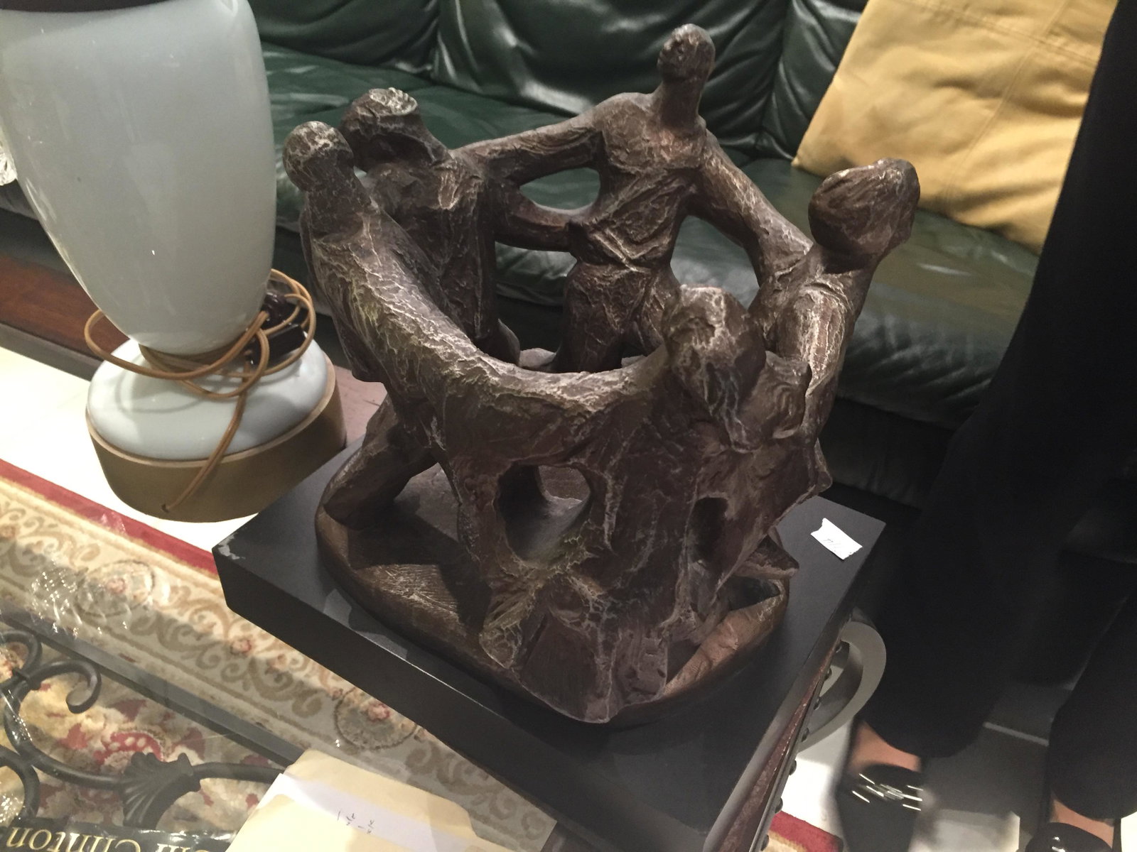Austin Sculpture 1970: Vintage Austin Productions Hora Dance Group by Klara Sever 1970