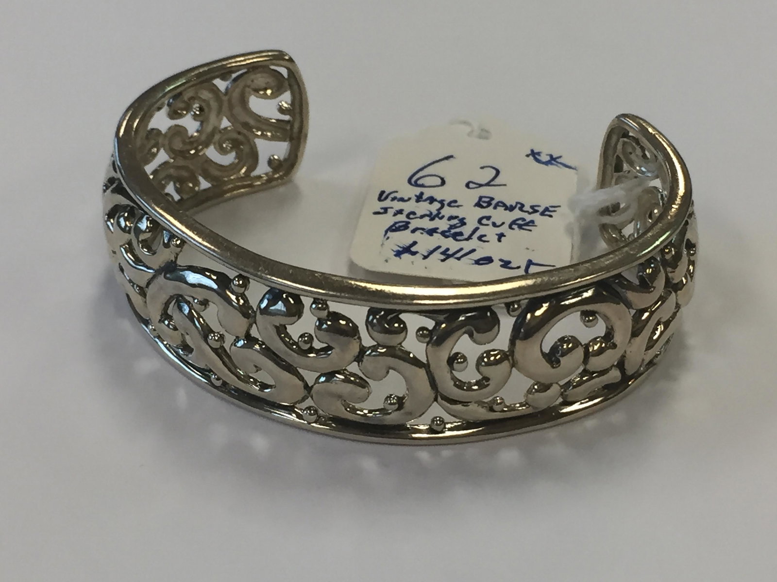 BARSE Sterling Cuff Bracelet (1 of 3)