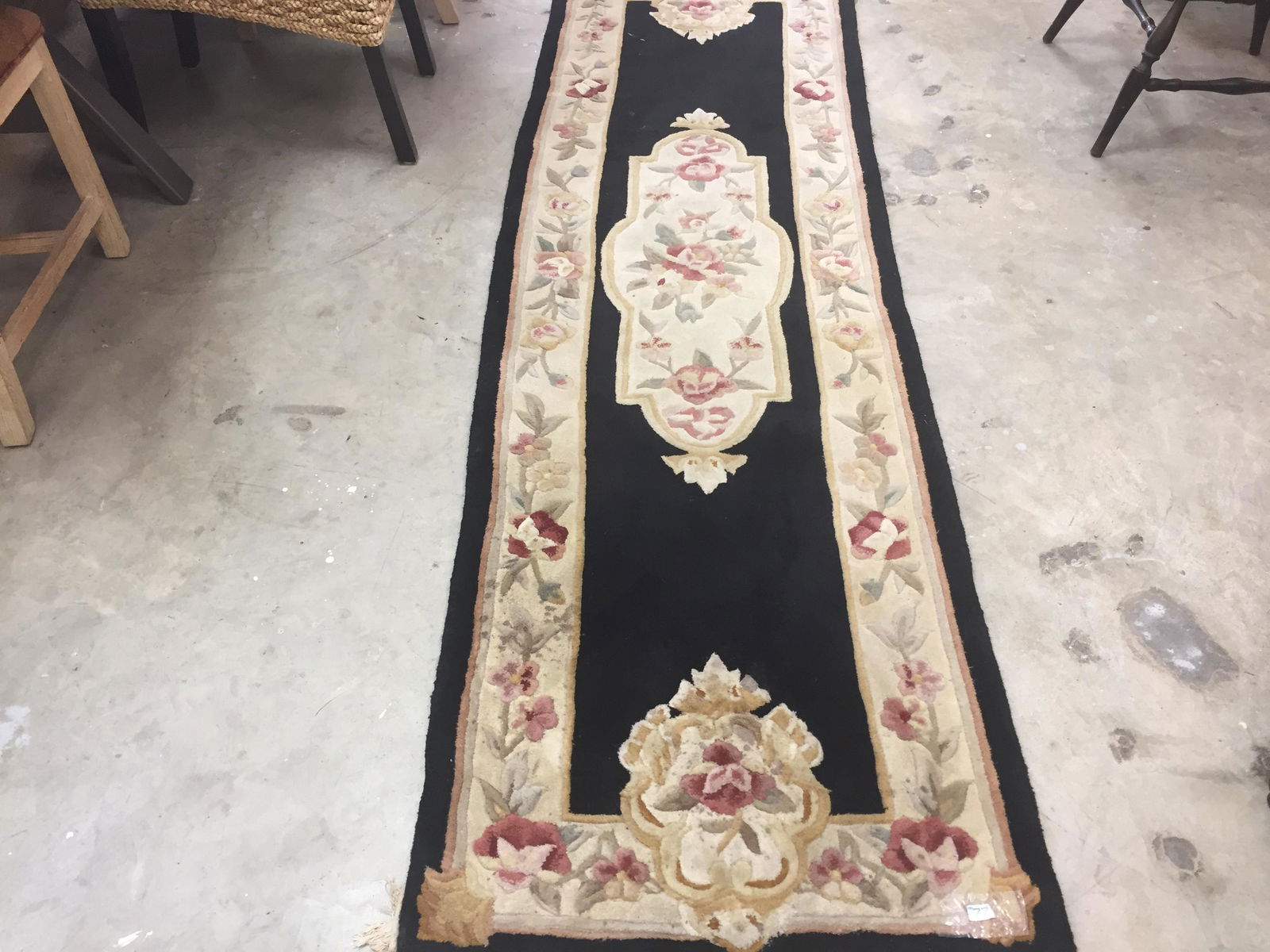 Blk/Be 8'x28.5" Area Rug (1 of 2)