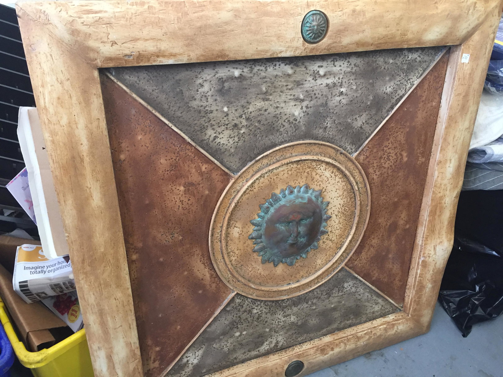 Metal Sun Plaque (1 of 2)