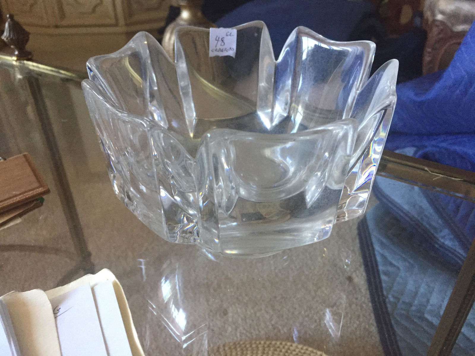 Orrefors Crystal Bowl: Orrefors Crystal Bowl