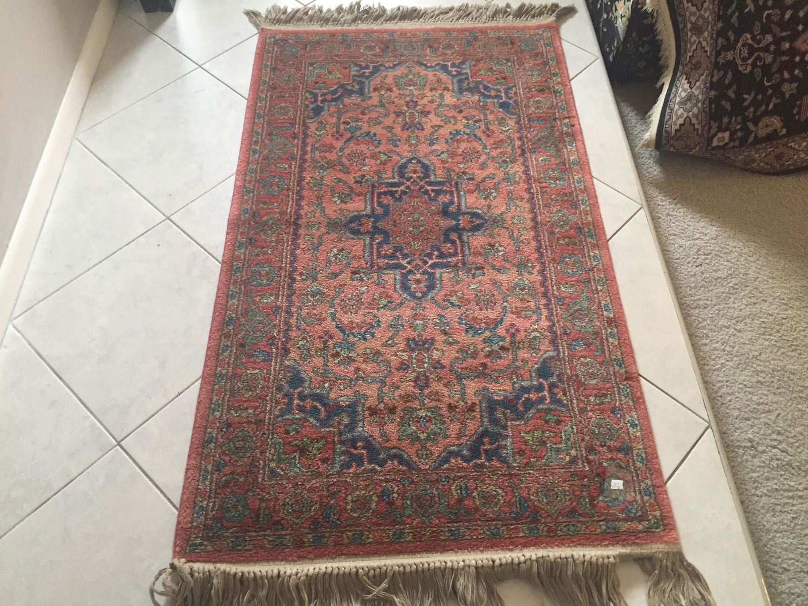 Karastan Coral Area Rug 2.10x5 (1 of 3)