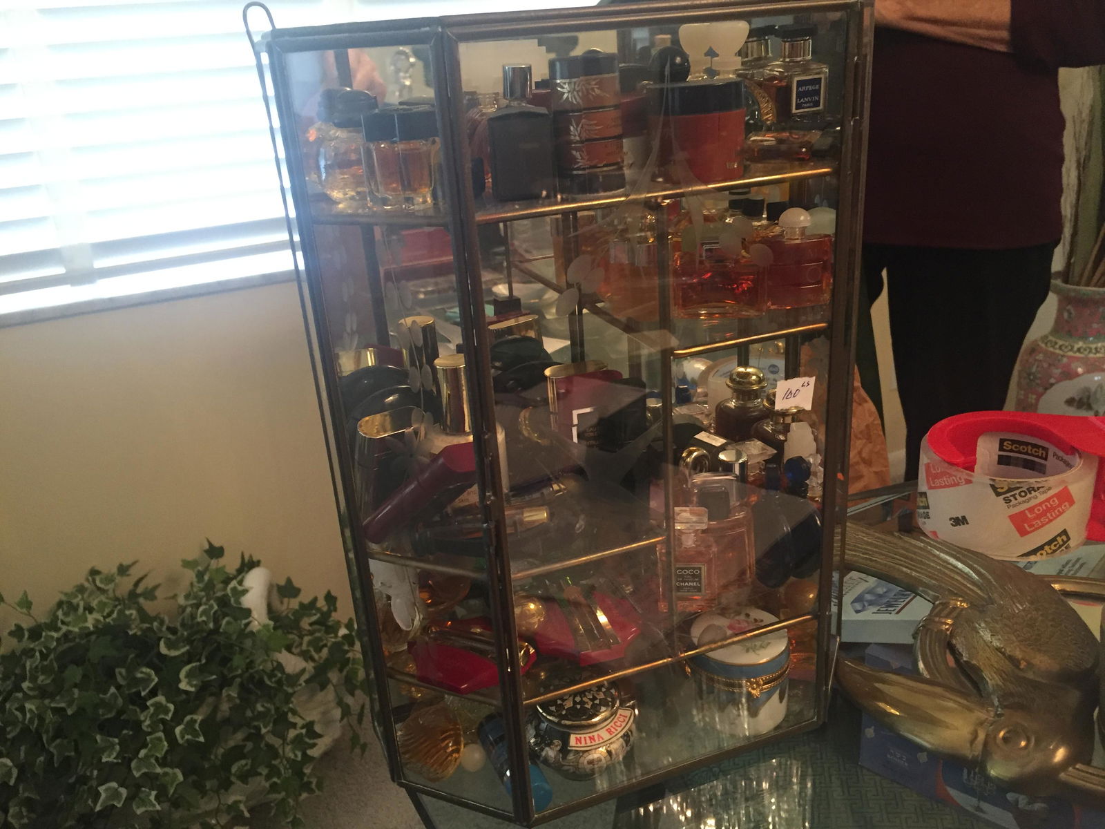 Vitrine Full of Perfume Bottles (1 of 4)