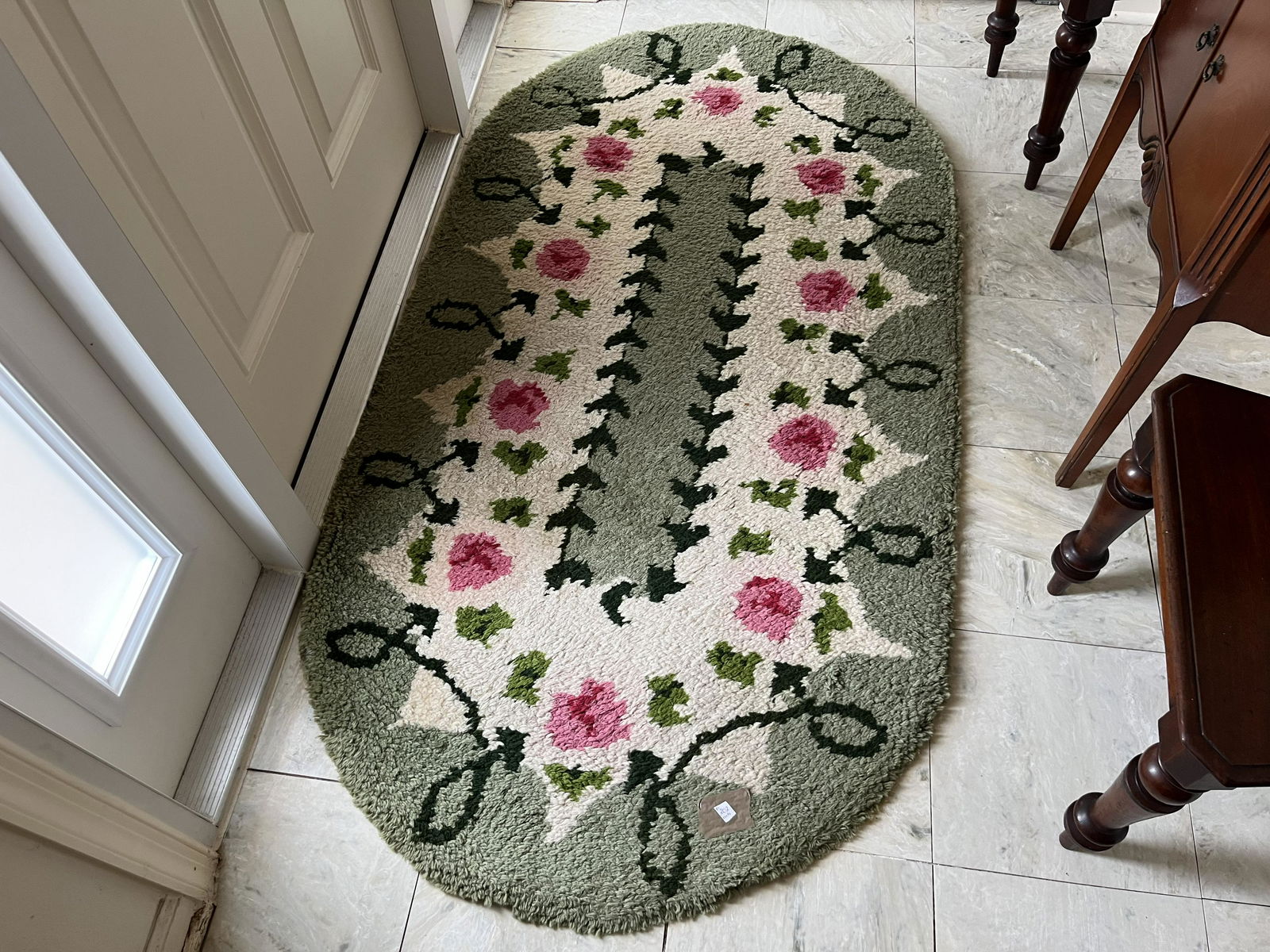 Hand Made Area Rug, 69x36 (1 of 3)