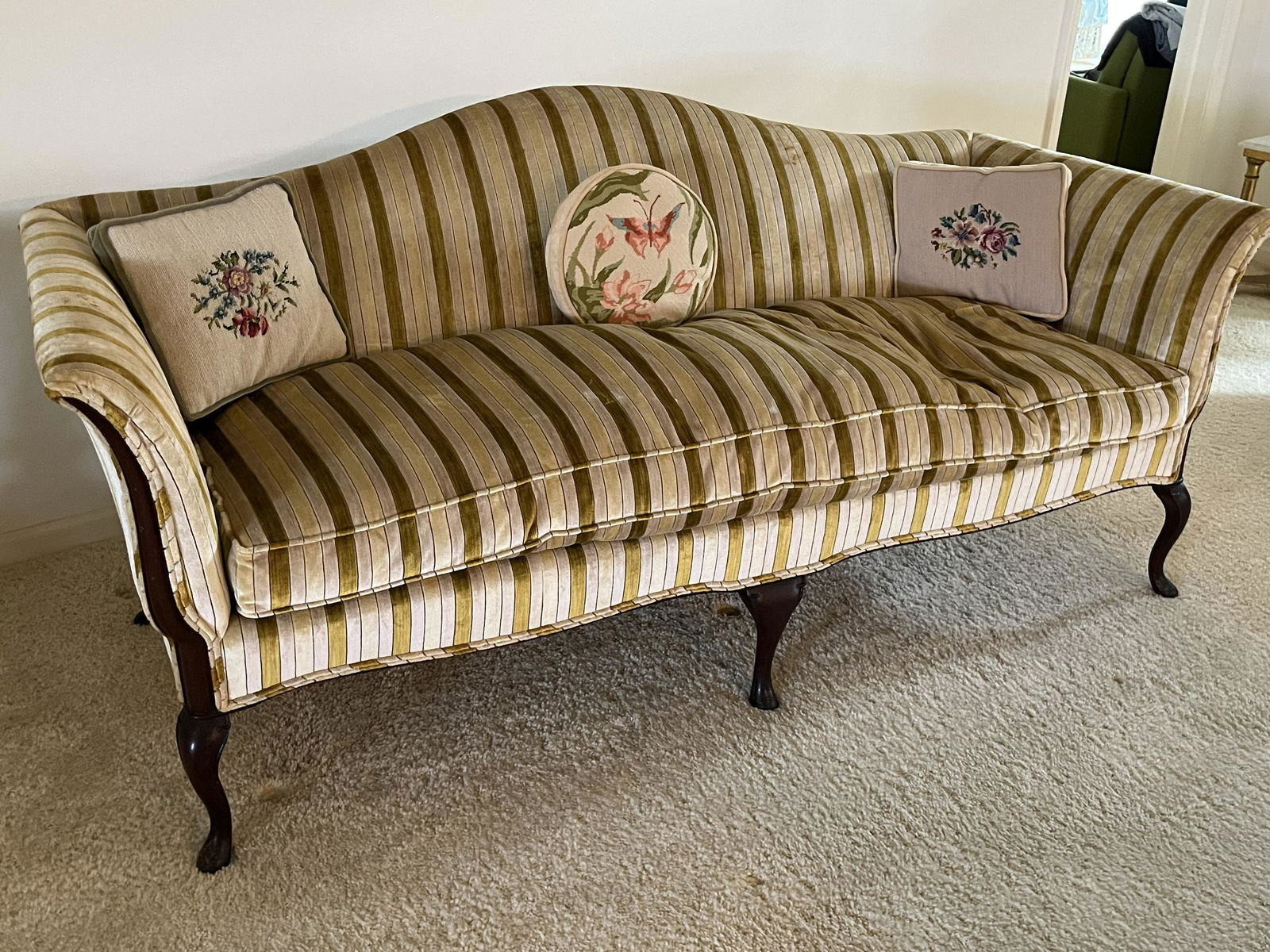 Antique Down Cushion Sofa (1 of 5)