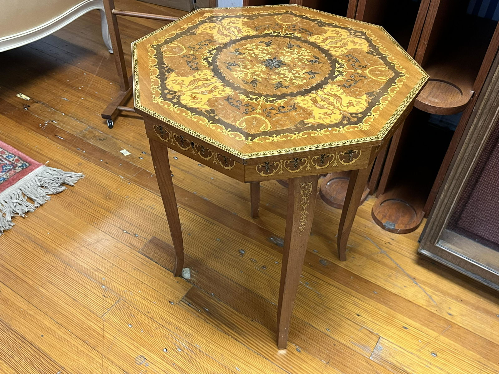 Italian Music Box Side Table (1 of 2)