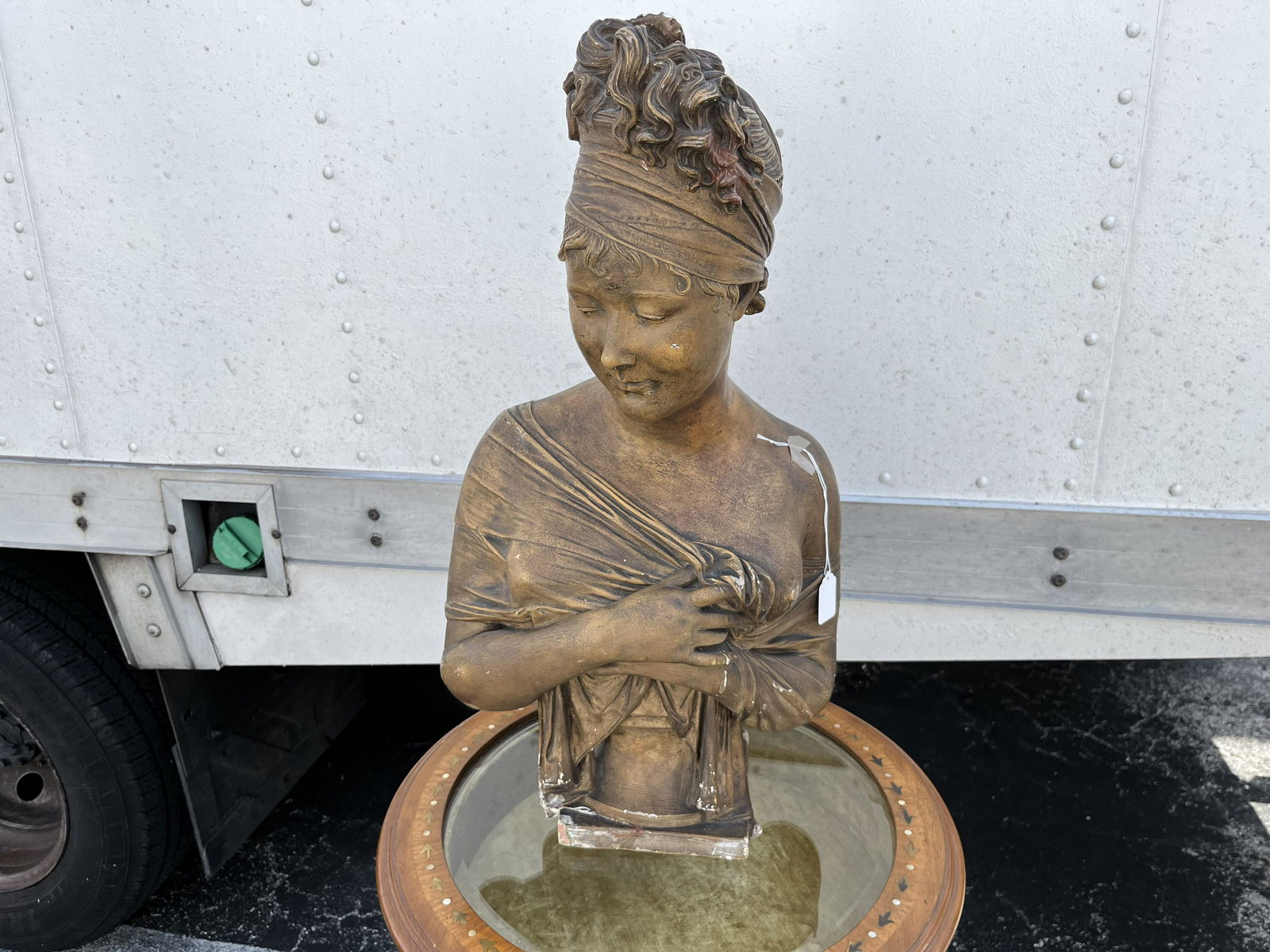 Vintage Plaster Bust (1 of 6)