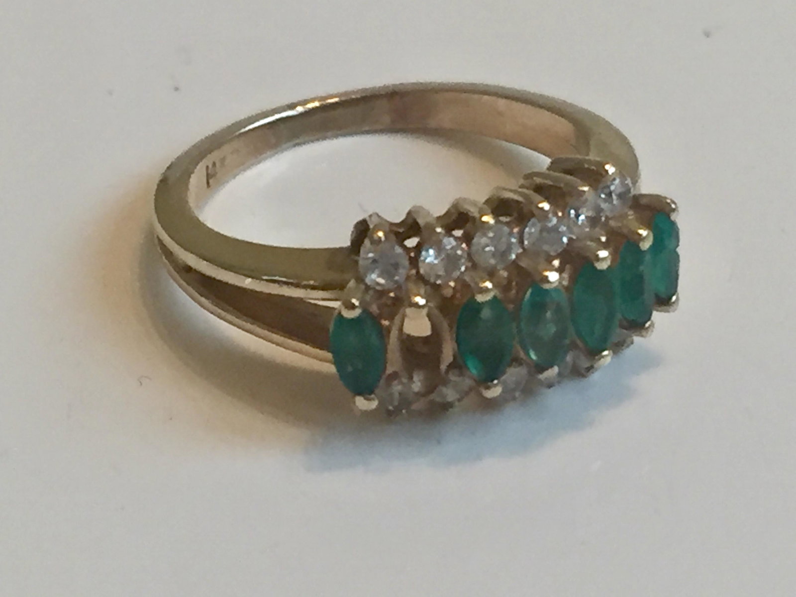 14k YG Emerald Ring (1 of 4)