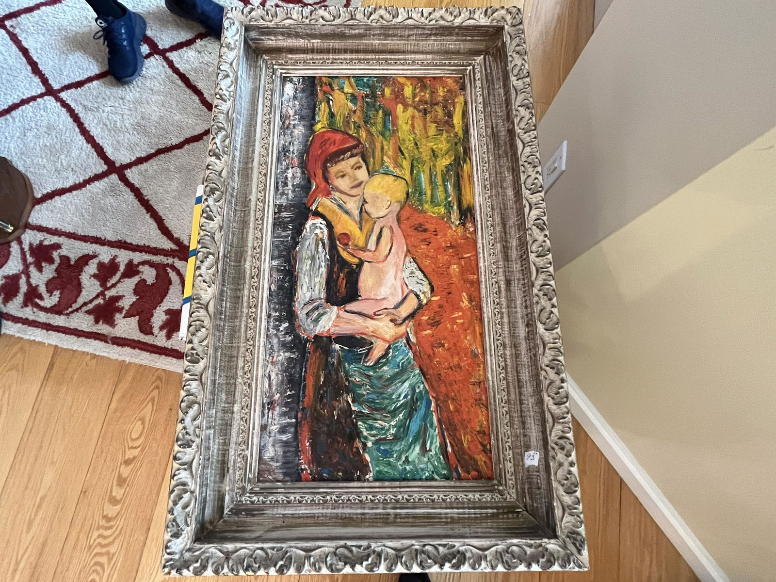 Acrylic/Panel 'Mother w/Child' (1 of 4)