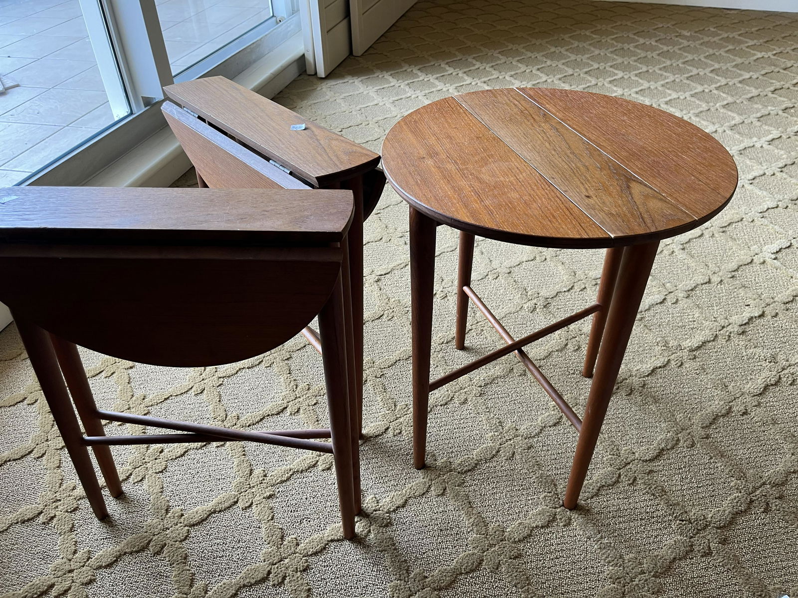 3-k. Folding Leaf Tables x (1 of 2)