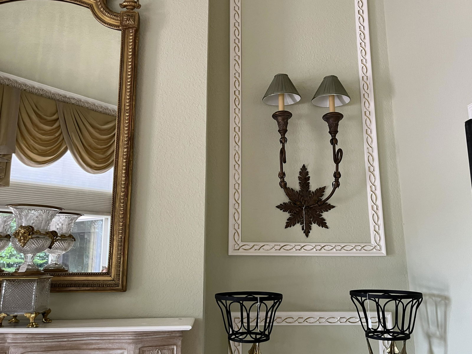 Pair Double Light Wall Sconces (1 of 4)