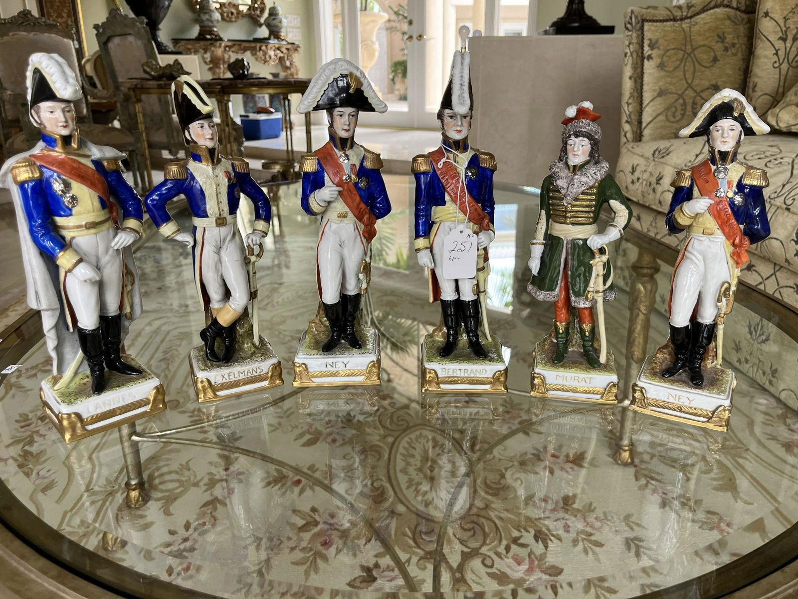 6-Porcelain Military Figurines (1 of 7)