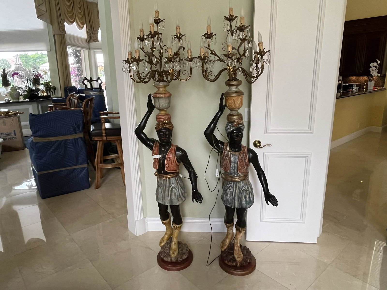 Vintage Egyptian Torchieres (1 of 8)