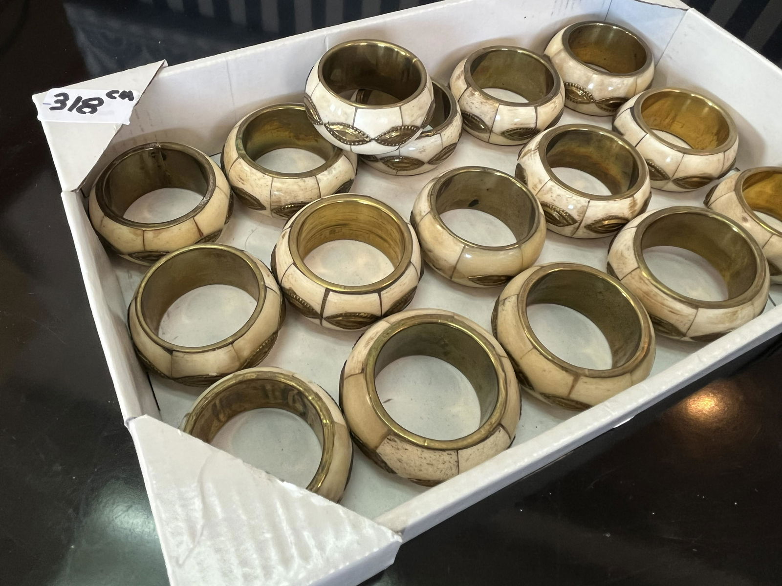 Vintage Napkin Ring Holders: 16-Vintage Napkin Rings Holders