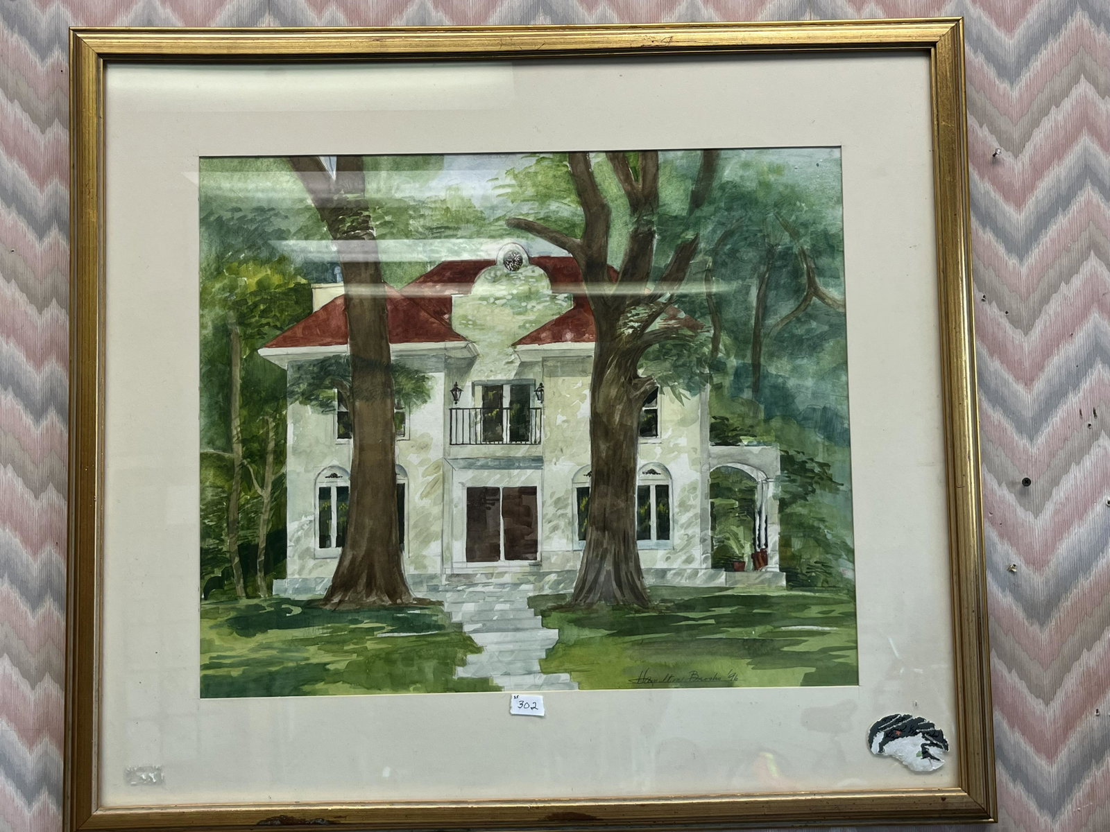 Water Color 'Home' by Dave Foster: Water Color 'House' by Hamilton Brook '96 20x24