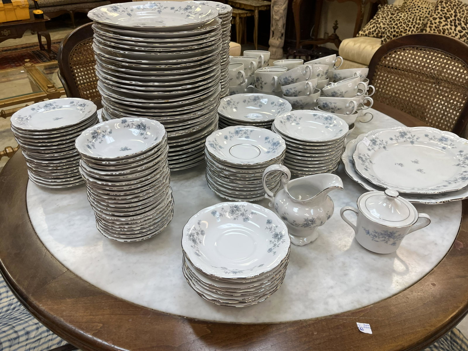 Ex.Lg. Assort.Haviland China: Extra Large Assortment of Haviland Bavarian China