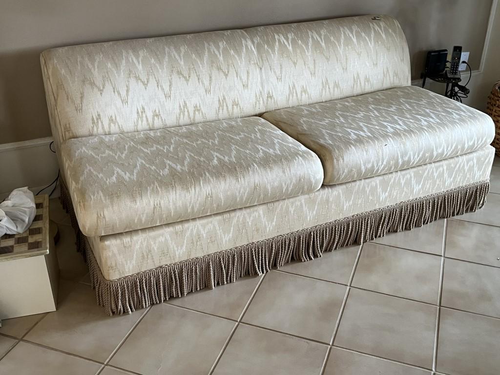 Sleeper Sofa/Ottoman: Sleeper Sofa with Ottoman 29h x 69w x 36d