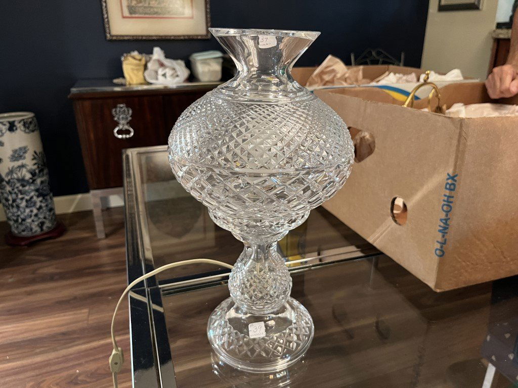 Waterford Hurricane Lamp (1 of 3)