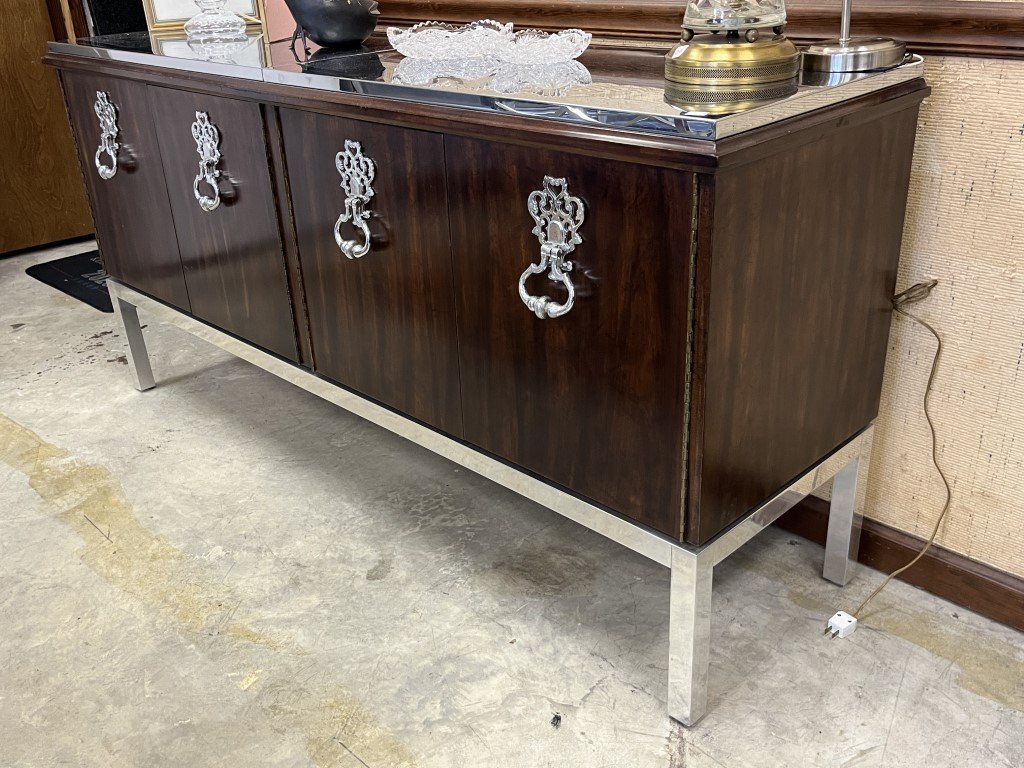 Chrome Top Buffet: Chrome Top Buffet, 32h x 87w x 19