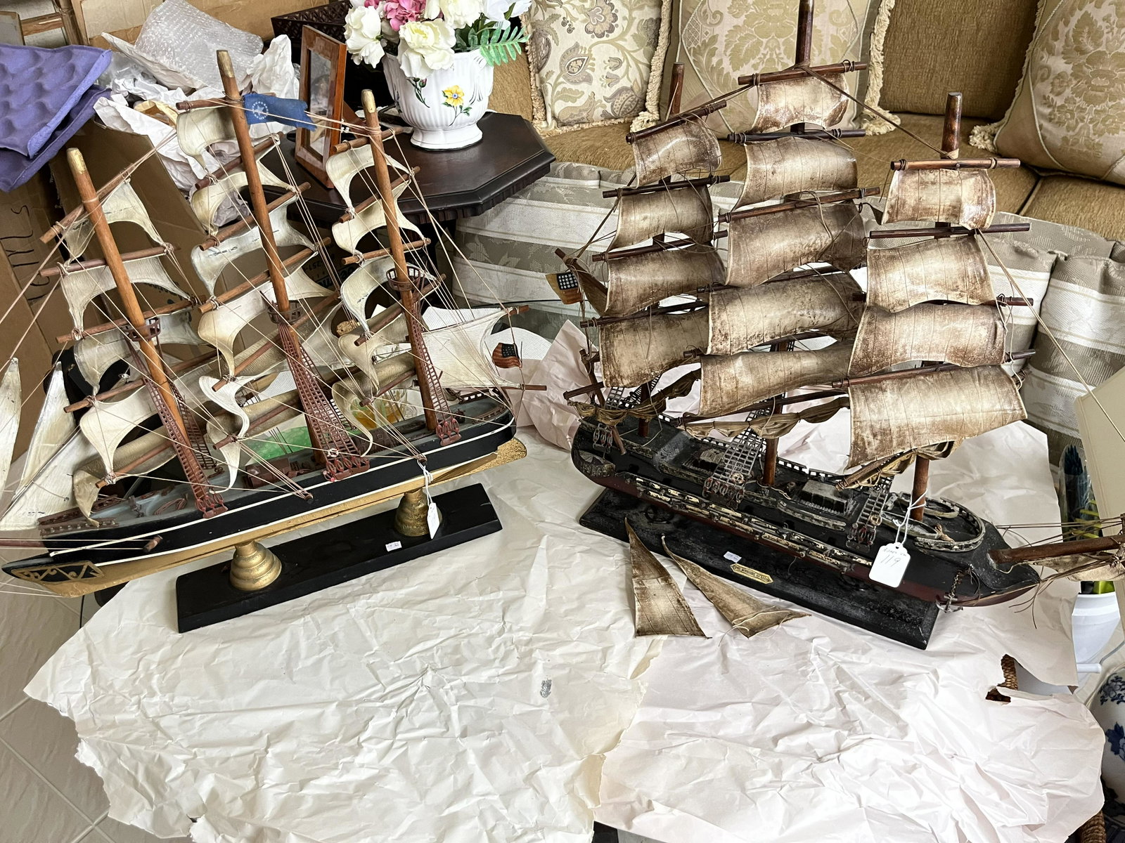 2-Sailing Ships: 2-Sailing Ships, 27x23x5 & 27x24x5