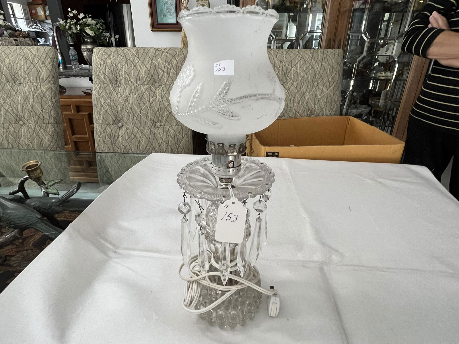 Hanging Crystal Lamp (1 of 2)