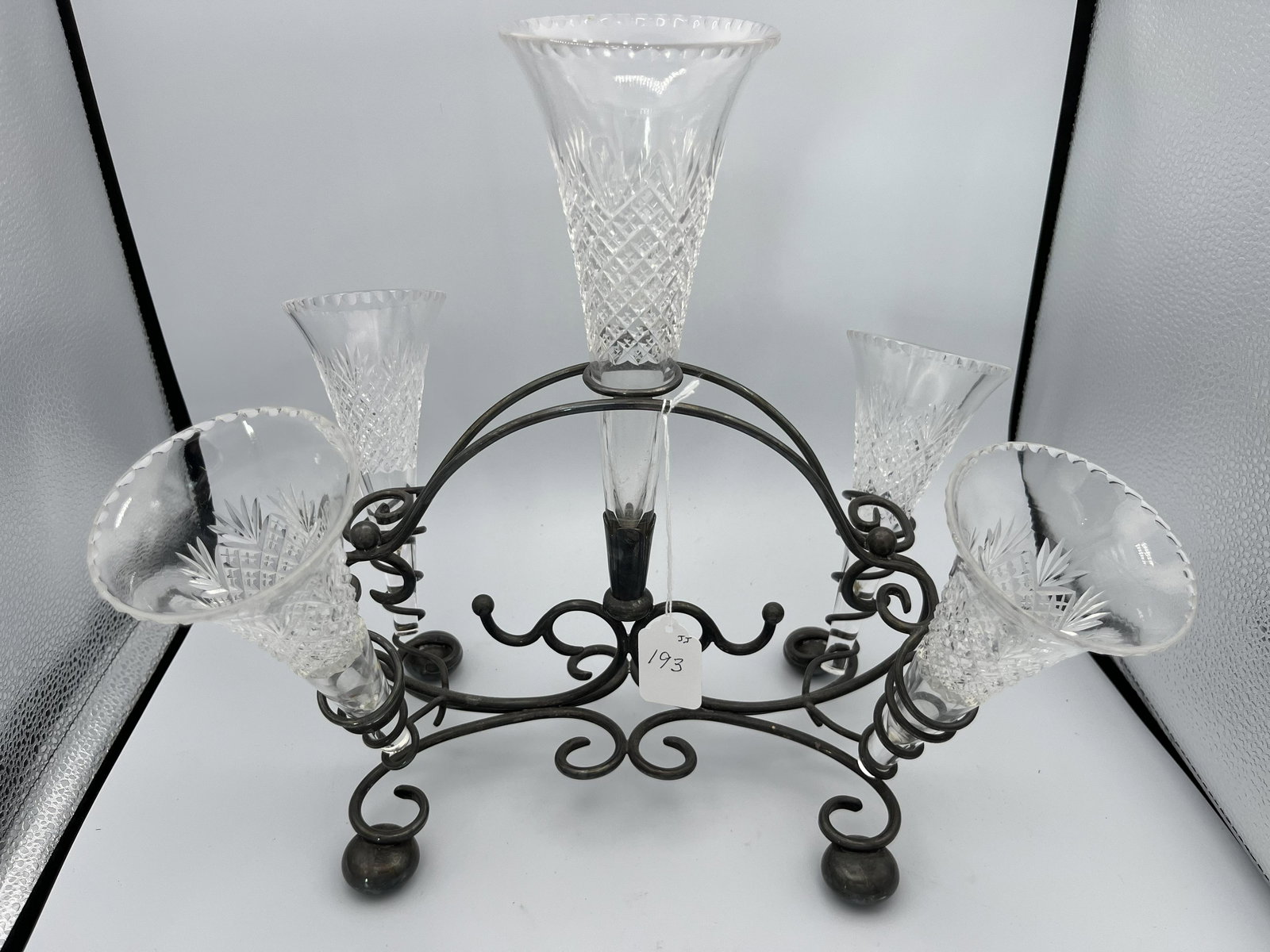 Epergne: Epergne, 12.3h x 13w 10d