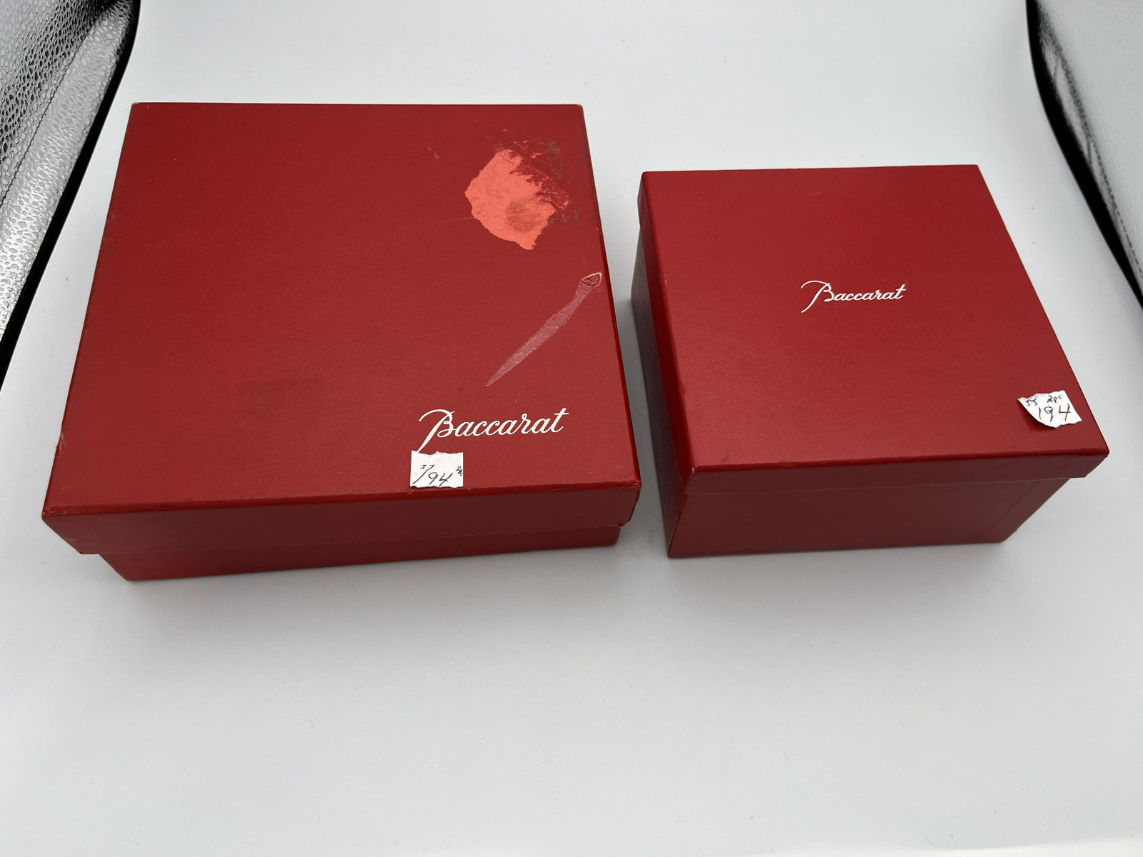2-Baccarat in Original Boxes: 2-Baccarat, 4.74"dia Bowl & 6.5" Dish