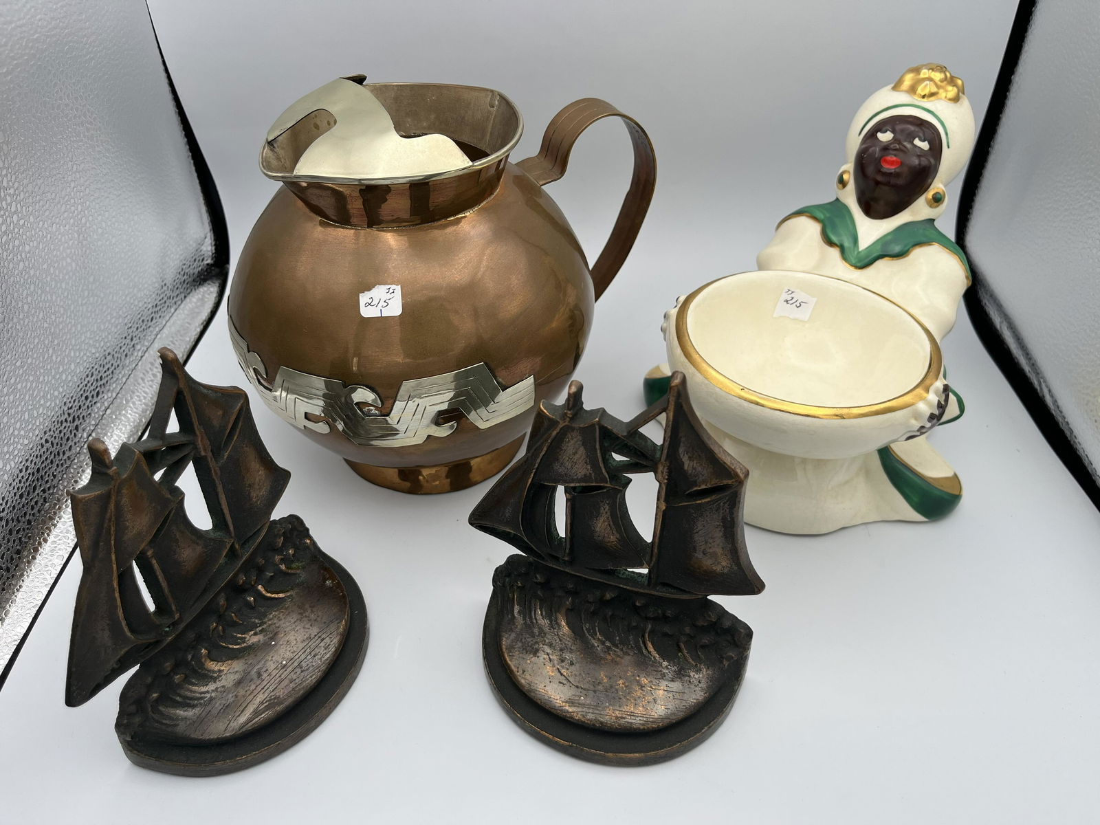 Pitcher, Bookend & Blackamoore (1 of 2)