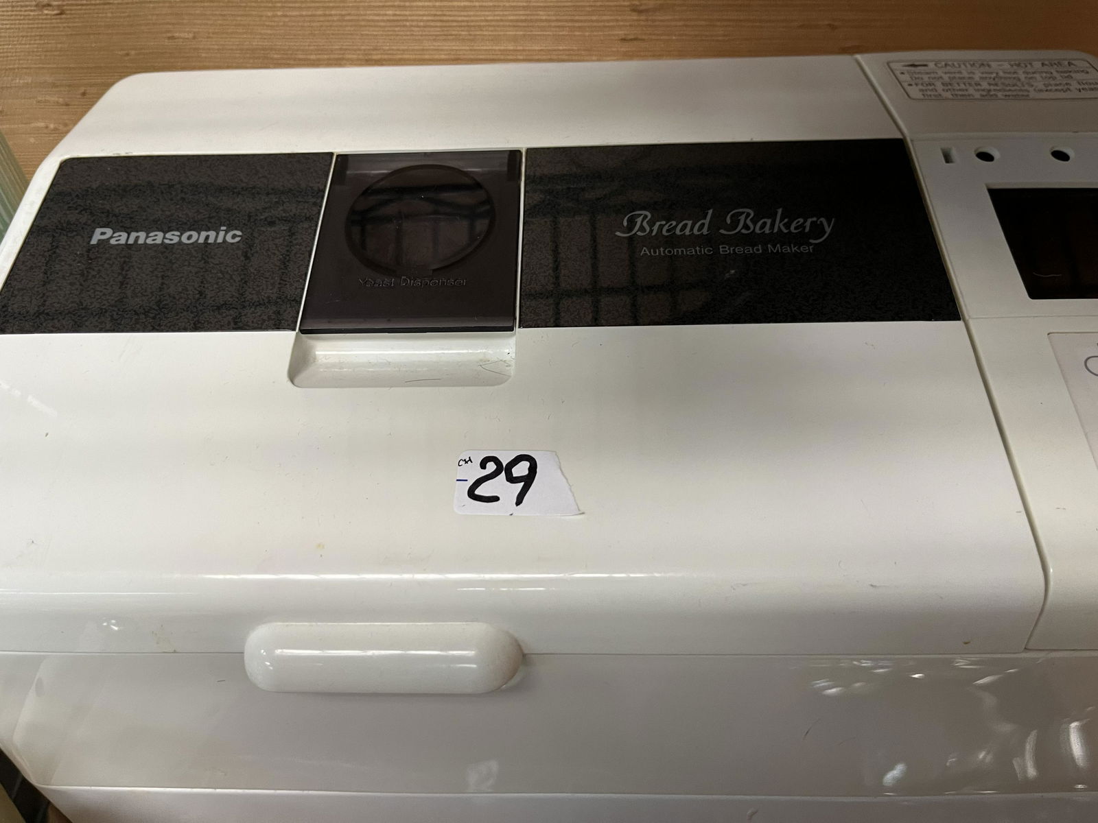 Panasonic Bread Maker w/Book (1 of 2)